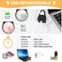 Dog Collar Light, 4 Modes for Night Walking, Rechargeable Clip On Dog Lights, IP68 Waterproof