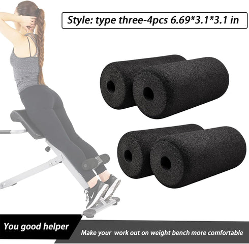 RSFCWS (6.69 3.1 3.1 Protective Pads * * in) Cushion for Exercise Equipment, Soft Foam Padding Sponge Rollers