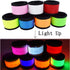 LED Glow Slap Bracelets Light Up Wristbands for High Visibility Safety Gear, Fits Women Men for Cycling, Running