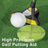 Ujicde Pro Putt Green Reader, Golf Ball Marker, Golf Putting Aid Round Bubble Level High Precision Reader Tool Golf