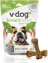 V-dog Vegan Breathbone Teeth Cleaning Dental Dog Bones, Fresh Breath, 8 Ounces, All Natural, Made in USA