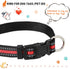 Weewooday 3 Pieces Reflective Dog Collar, Nylon Adjustable Quick Release Pet Collars for Dogs (Large)