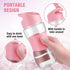 Sivaphe Clear Kids Water Bottle with Straw Cap, 12 oz, Portable Leak-Proof Tritan Beverage Bottle for School Girls