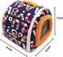 KAMEIOU Soft Small Animal Pet Carrier Bag, Chinchilla, Hamster, Guinea Pig, 8 x 8 Inches