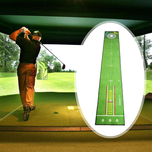 Colaxi Portable Golf Putting Mat for Indoor & Outdoor Practice