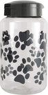128 (Pack 2)) Lixit Dog Treat Plastic Jar - Airtight Food and Treat Storage Jars for Dogs, Cats, Small Animals