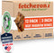 Beef Marrow Bones for Dogs, 3" Bone, Long Lasting Stuffed Treats, Tasty