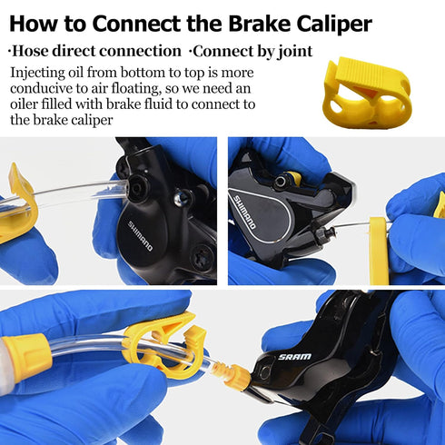 Hydraulic Brake Bleed Kit for Shimano, TEKTRO, MAGURA and Other Mineral Oil Brake Systems