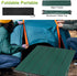 Tesouro Portable Camping Table,Folding Side Table Aluminum Top for Outdoor Cooking, Hiking, Travel, Picnic (Blackish