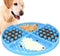 Bangp Licking Mat for Dogs and Cats, Heavy-Duty Puzzle Mat for Treats, Perfect for Yogurt or Peanut Butter (Blue)