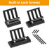 Picatinny Offset Rail Mounts, 3 4 5 Slots 45 Degree Offset Angled Picatinny Weaver Rail Mount Aluminum Low Profile Adapter for Flashlight Laser Sight Optics