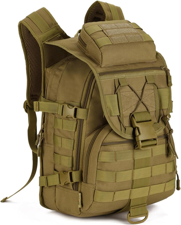 YNFT Tactical MOLLE Backpack for Men Women, 40L Large Military Daypack 3