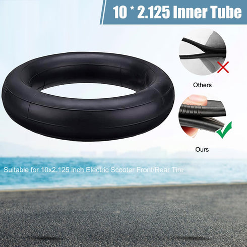 Tire & Tube Replacement, 10x2.125 inches Electric Scooter Wheels for Front or Rear (2 inner tire)