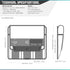Savior Equipment Mag Buddy 2-Pack Tactical Triple Rifle Mag Pouch, Long Gun Carbine Magazine Organizer & Carrier