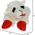 Multipet Lamb Chop Dog Plush Toy, Squeaky Toy for All Dogs, Extra Soft Plush, 6", Cream