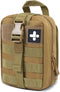 Gogoku First Aid Pouch - 1000D Nylon Tactical Molle Tear Away Medical Pouch for Outdoor Activities Camping Hiking