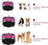 Dog Playpen, Indoor Puppy Pet Playpen for Medium Dogs, Portable Pop Up Kennel with Carrying Case, Hot Pink