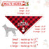 Malier 2-Pack Christmas Dog Bandanas, Classic Buffalo Plaid Triangle Bibs for Small to Large Dogs & Cats