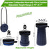18.1",600Lbs ALEVMOOM Upgraded Collapsible Stool with Thickened Cushion Max Weight Wider & Taller Pop Up Stool, Heavy