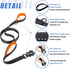 Strong Heavy Duty Dog Leash, 6ft Reflective Nylon Training Leash with Soft Padded Double Handle for Large, Medium,