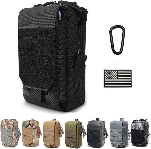 Tactical Molle Utility Pouch Cell Phone Pouch, Waist Bag Belt Pouch for