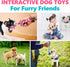 Dog Rope Chew Toy for Medium and Small Dogs | Natural Cotton Pull Rope for Interactive Tug of War (Small 3 Knots, 2