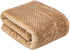 (24" 32") DG-Mocha Fuzzy Dog, Cat & Pet Blanket - Warm & Soft Plush Fleece Receiving Blanket for Dog Bed, Cat Bed