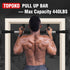 TOPOKO Upgrade Pull Up Bar for Doorway - Multi-Grip Heavy Duty Chin Up Bar