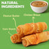 MON2SUN 3 Inch 21.16oz (16 Count Pack 1) Rawhide Free Dog Treats, Chicken Wrapped Rolls, Low Fat and Training Snacks