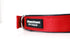 Downtown Pet Supply Deluxe Padded Adjustable Dog Collar, Metal Buckle & D-Ring, Water Resistant, Red, L