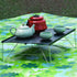 XINNIKESI Camping Table, Camping Table Portable Folding Camping Side Table Aluminum Tables Top Waterproof Travel Table