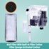 Fish Tank Filter Cartridge, 6Pcs Aquarium Filter Cotton Replacement, Wall Mounted Filter Accessory for Healthier Fish