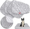 Dog Bed Covers Replacement Washable 2 Pack, Waterproof Quilted Dog Pillow Cover, Lovely Grey Star Print, 29x41 Inches