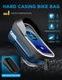 Whale Fall Hard Casing Bike Bag, Bike Accessories for Adult Bikes, Gifts for Men, Waterproof for 4” - 6.9” Cellphone