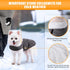 iBuddy Dog Winter Coats - Waterproof Warm Snow Jacket with Fleece Vest, Reflective Adjustable Cold Coat for Dogs