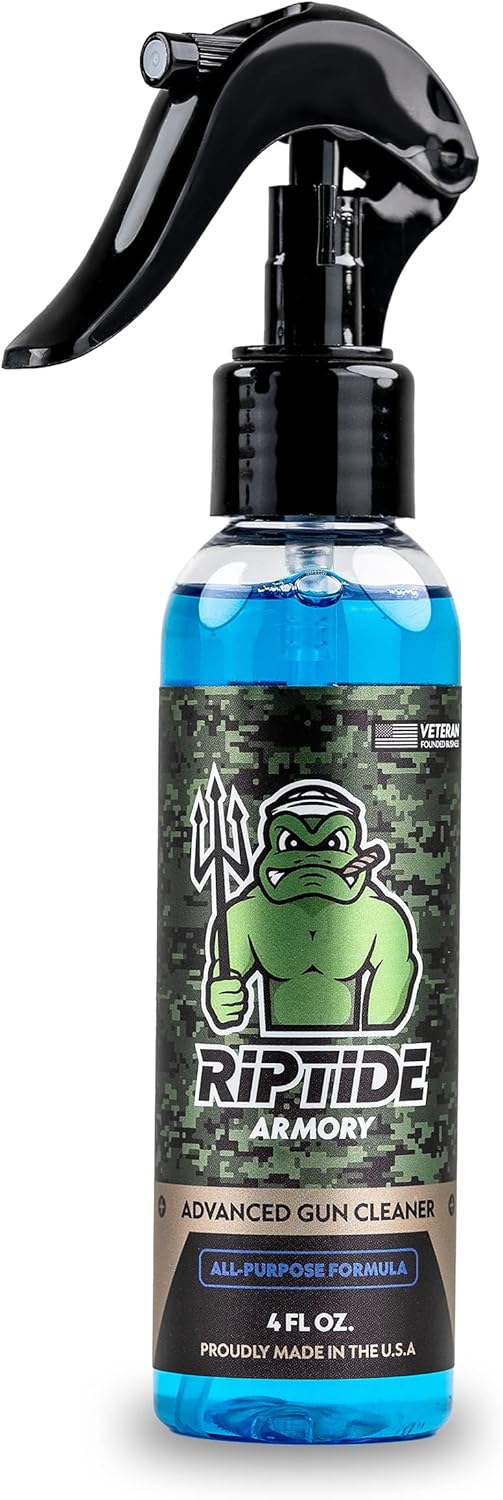 Riptide Armory Advanced Gun Cleaner 4oz, All Purpose Cleaner for Carbon Deposits, Metals & Residue