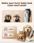 Trimmer, PAPMINI Dog Grooming Kit With Paw Low Noise Cordless Clippers for Thick Hair, Rechargeable Shaver for Pets