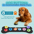 Dog Buttons for Communication, 8 Dog Talking Button Set, 30s Voice Recording, Pet Speech Training Buzzers with Stickers