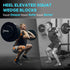 Squat Wedge Elevated Squats Block: Portable Ergonomic Equipment for Full Range of Motion, Improve Strength, Stability,
