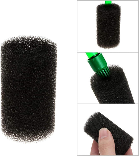 Senzeal 4PCS Pre-Filter Foam Sponge Roll for Aquarium Filter Intake Cover (Small)