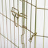 MidWest Homes for Pets Foldable Metal Dog Exercise Pen, 24'W x 36'H, Gold Zinc with Door