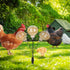 Kalekey 2 Pack Chicken Feeding Toy, Chicken Enrichment Toys with Spring and Ground Stake, Chicken Treat Dispenser Peck