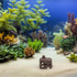 3pcs SOLUSTRE Aquarium Fish Cave Shelter with Multiple Holes Ceramic Betta Fish and Shrimp Hiding House for Breeding