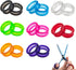 16 PCS Soft Silicone Scissors Finger Rings for Dog Grooming, Thumb Inserts for Barber Dog Hair Cutting Scissors.