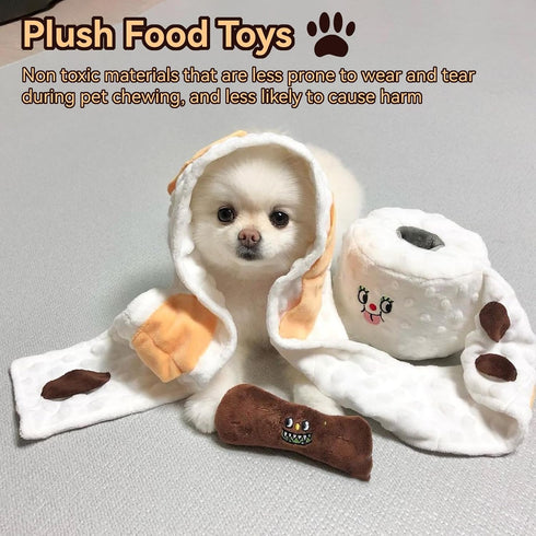 Dog Snuffle Toy for Small Medium Dogs, Hide and Seek Puzzle, Chew Toys, Birthday Gifts, Treat Dispensing, Nose Work