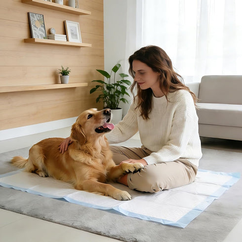 SCLOSE 30"x36", 50 Count Pee Pads for Dogs Extra Large Puppy Pads XXL, Potty Pads for Dogs, Super Absorbent