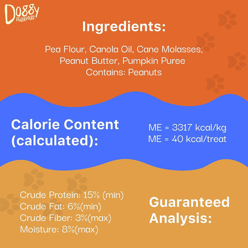 Crunchy Dog Treats – All-Natural Puppy Treat, 100% Human-Grade, Grain-Free Peanut Butter, 16 Oz, for All Pet Sizes