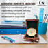 Be Strong and Courageous, Do Not Be Afraid Brass Engraved Compass with Stamped Wooden Case Inspirational Birthday
