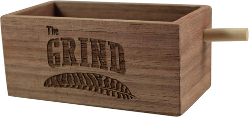 THE GRIND Pusher Easy Button Friction Call, Walnut Push Button Turkey Call