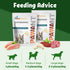 5 Inch 454g/1lb Triple-Flavor Rawhide Chews for Medium & Large Dogs - Chicken, Beef & Chicken Liver Dental Treats